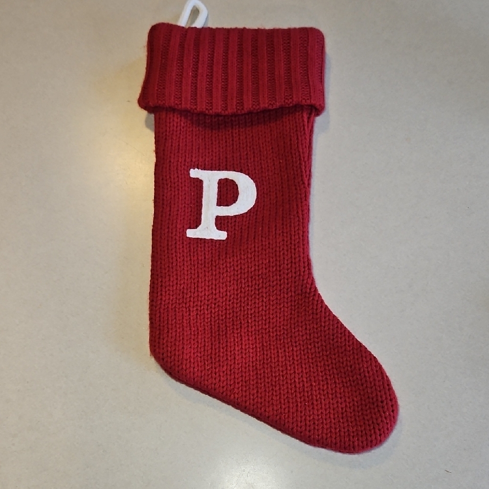 P Christmas Stocking